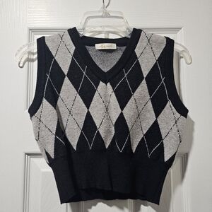 Arglye Sweater Vest, Size Small
